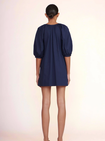 Mini Vincent Dress | Black + Navy + White-Sea Biscuit Del Mar