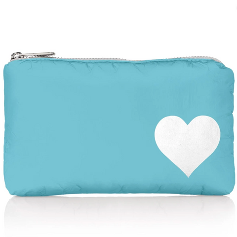 Mini Zipper Pack| Capri White Heart-Sea Biscuit Del Mar