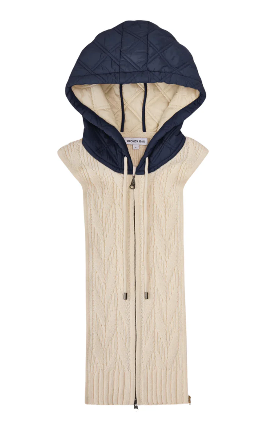 Orine Quilted Hoodie Dickey-Sea Biscuit Del Mar