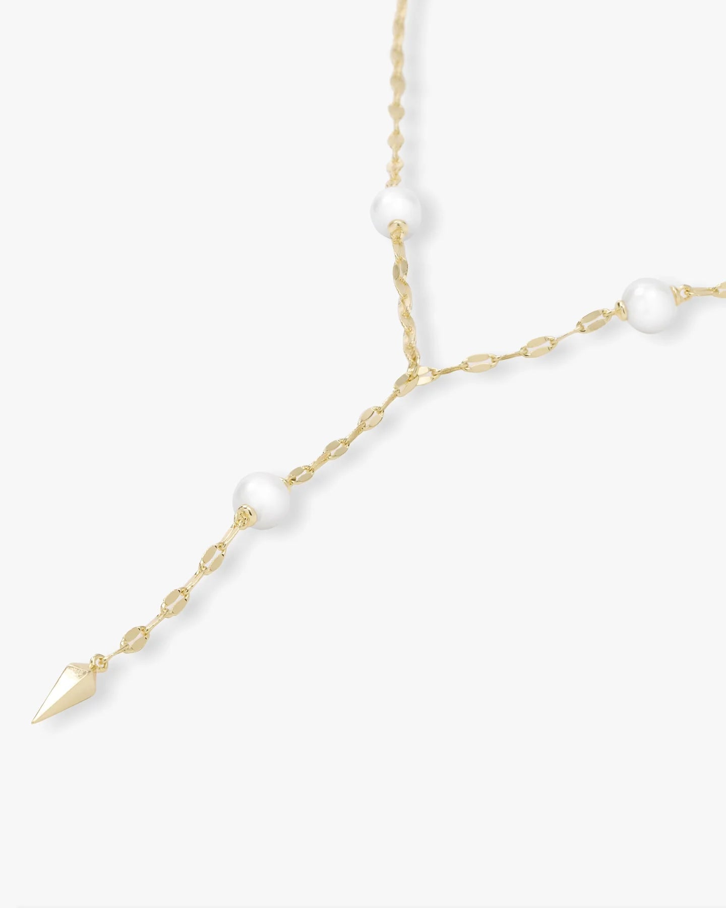 Perfect Pearl Drop Lariat Necklace-Sea Biscuit Del Mar