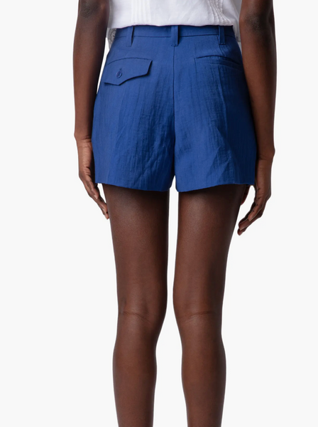 "Please" Linen Shorts-Sea Biscuit Del Mar