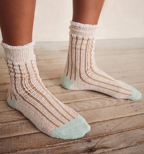 Plush Inside Out Crew Sock | Free People-Sea Biscuit Del Mar