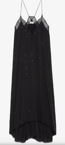 Risty Diamanté Dress in Stone | Zadig & Voltaire-Sea Biscuit Del Mar