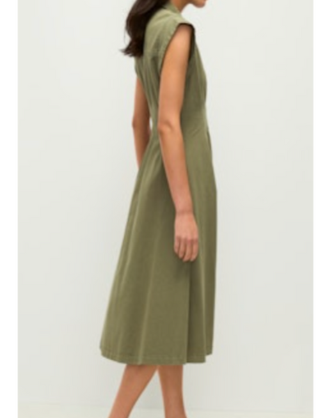 Ruben Dress in Army-Sea Biscuit Del Mar