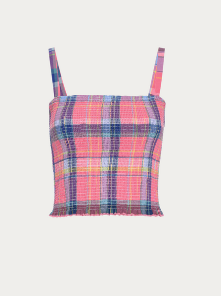 Rumer Gathered Crop Cami | Clueless-Sea Biscuit Del Mar