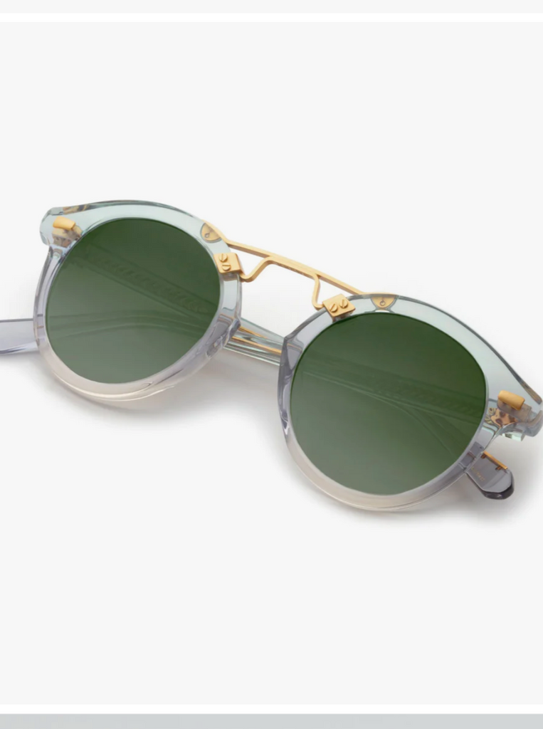 STL II Sunglasses, Seaglass to Marine Rose Gold Mirrored