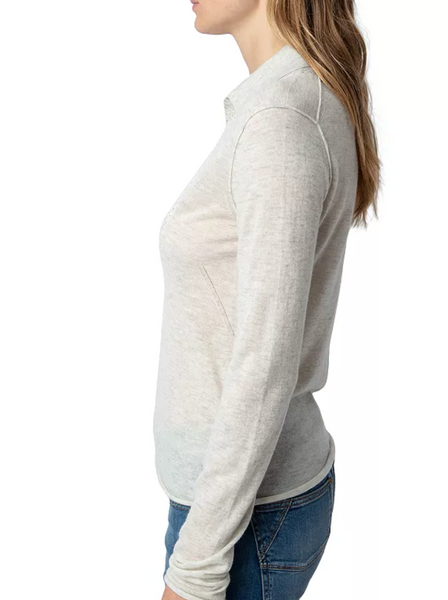 Sally Collared Sweater-Sea Biscuit Del Mar