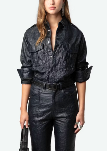 Taska Leather Shirt | Zadig & Voltaire