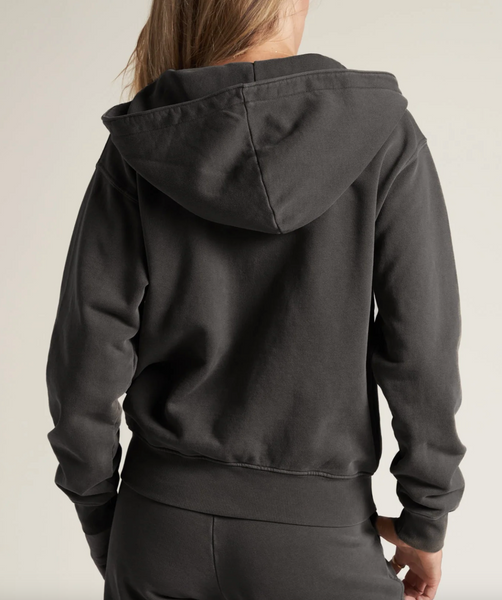 Avery Classic Terry Hoodie in Faded Black | Rowan