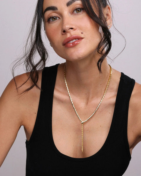 Serpent Lariat Necklace-Sea Biscuit Del Mar