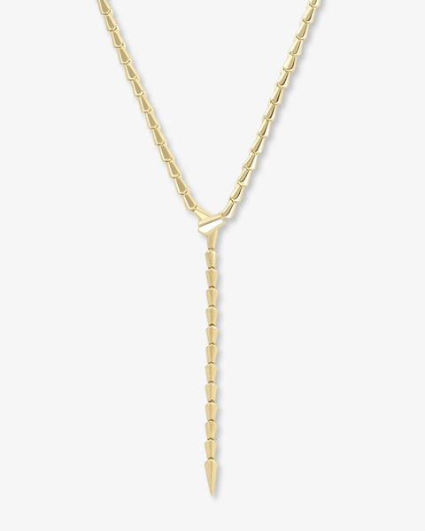 Serpent Lariat Necklace-Sea Biscuit Del Mar