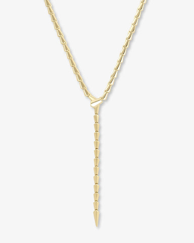 Serpent Lariat Necklace-Sea Biscuit Del Mar