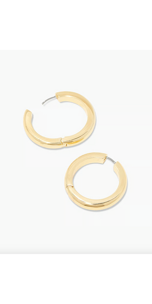 Shawn Statement Hoops | Gold-Sea Biscuit Del Mar