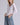 Sheer Cashmere V Neck-Sea Biscuit Del Mar