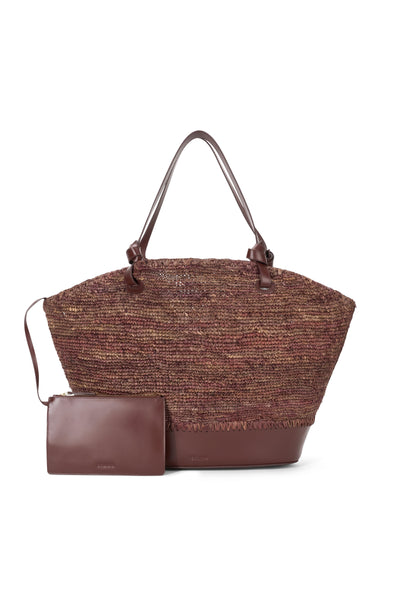 Squillo Raffia Tote Bag-Sea Biscuit Del Mar