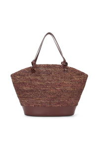 Squillo Raffia Tote Bag-Sea Biscuit Del Mar