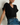 Stevie Cuffed V-neck-Sea Biscuit Del Mar