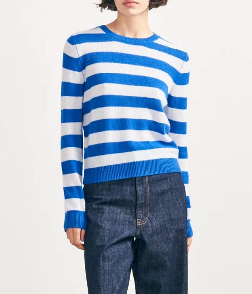 Stripe Crew | JUMPER 1234-Sea Biscuit Del Mar