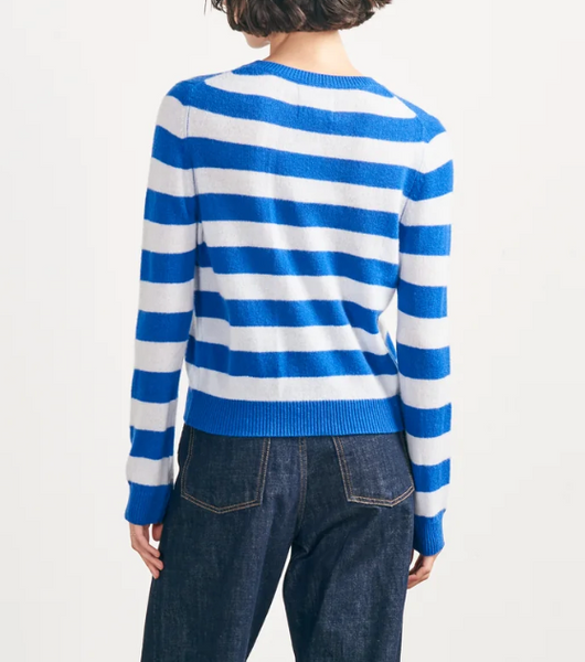 Stripe Crew | JUMPER 1234-Sea Biscuit Del Mar