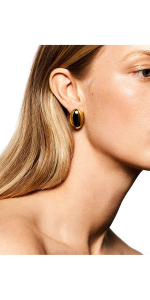The Camille Earrings GOLD-Sea Biscuit Del Mar