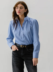 The PUFF Shirt, Egyptian Cotton-Sea Biscuit Del Mar