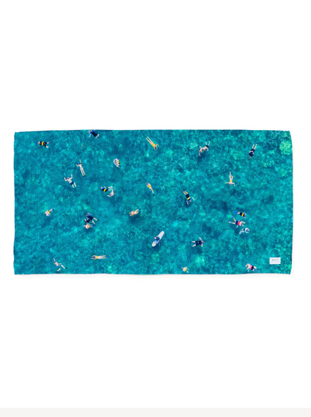 The Snorkelers Towel-Sea Biscuit Del Mar