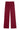 The Sweater Rib Simple Pant | Oxblood-Sea Biscuit Del Mar