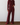 The Sweater Rib Simple Pant | Oxblood - 75% OFF!!!-Sea Biscuit Del Mar