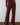 The Sweater Rib Simple Pant | Oxblood - 75% OFF!!!-Sea Biscuit Del Mar