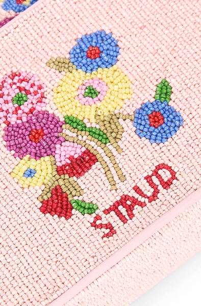 Tommy Beaded Bag in Wildflowers | Staud-Sea Biscuit Del Mar