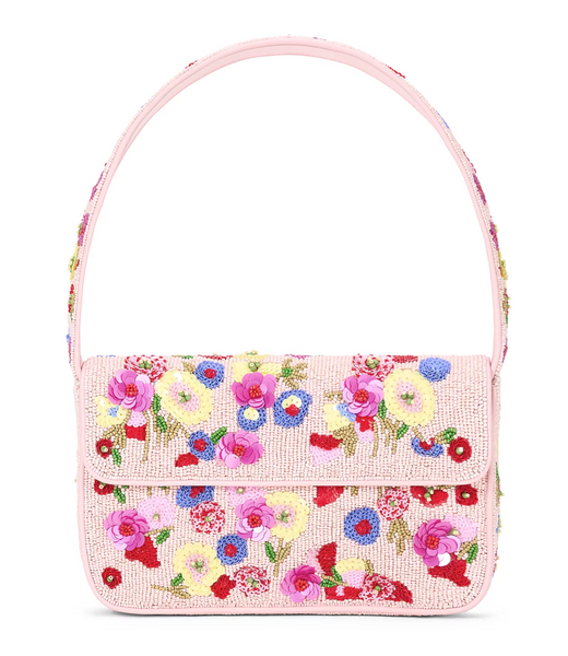 Tommy Beaded Bag in Wildflowers | Staud-Sea Biscuit Del Mar