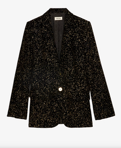 Velvet Valse Blazer-Sea Biscuit Del Mar