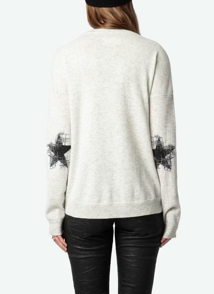 Vivi Patch Cashmere Jumper | Zadig & Voltaire-Sea Biscuit Del Mar