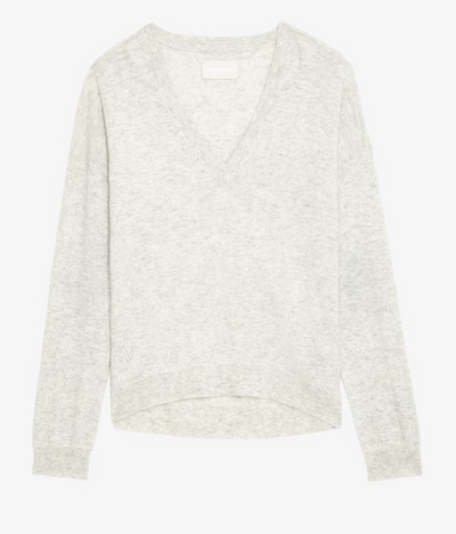 Vivi Patch Cashmere Jumper | Zadig & Voltaire-Sea Biscuit Del Mar