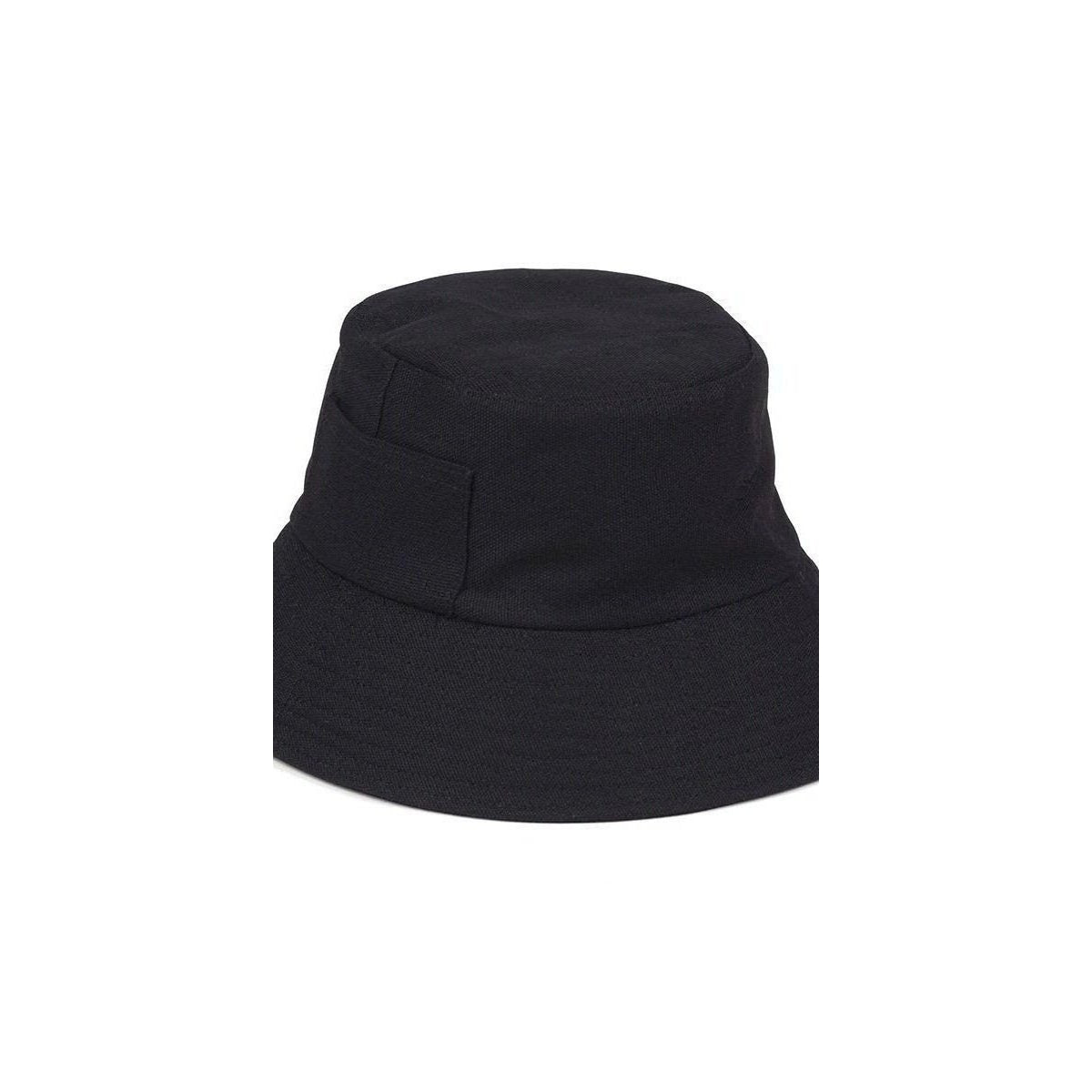 Wave Bucket Hat -Black Canvas-Sea Biscuit Del Mar