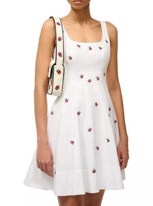 Wells Ladybug Print Dress-Sea Biscuit Del Mar