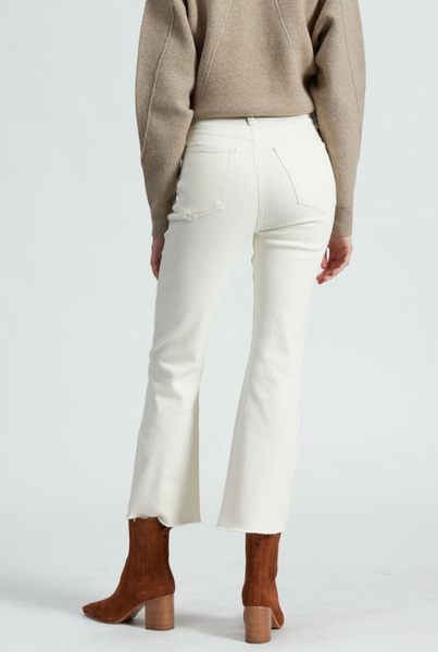 flexi peyton ankle bootcut jeans in ecru | rag & bone-Sea Biscuit Del Mar