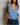 khara crispy cotton tank | pacific blue-Sea Biscuit Del Mar