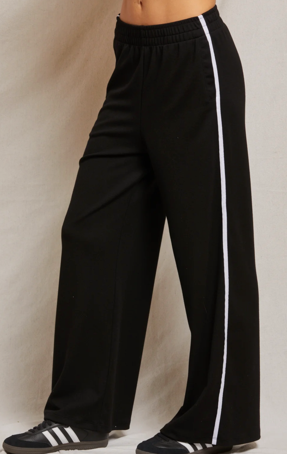 nadia - travel wide leg pants-Sea Biscuit Del Mar