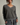 zuri reverse fleece vneck raglan sweatshirt | charcoal-Sea Biscuit Del Mar
