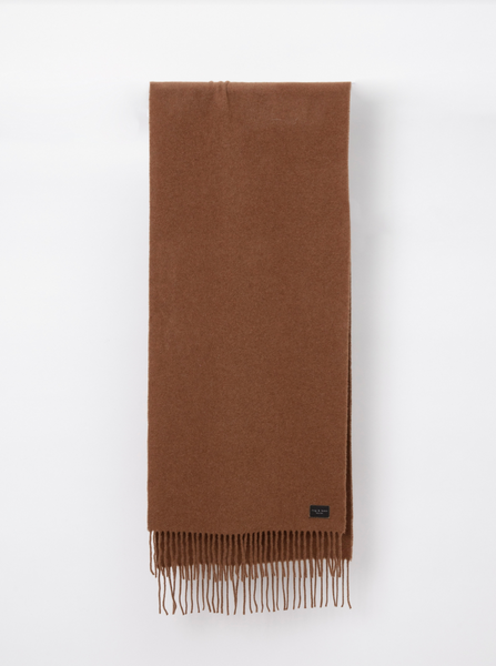 Addison Heritage Skinny Recycled Wool Scarf | Bronze-Sea Biscuit Del Mar