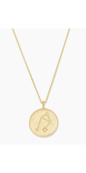 Astrology Coin Necklace-Sea Biscuit Del Mar
