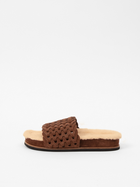 Bailey Slide Sandals | Chestnut-Sea Biscuit Del Mar