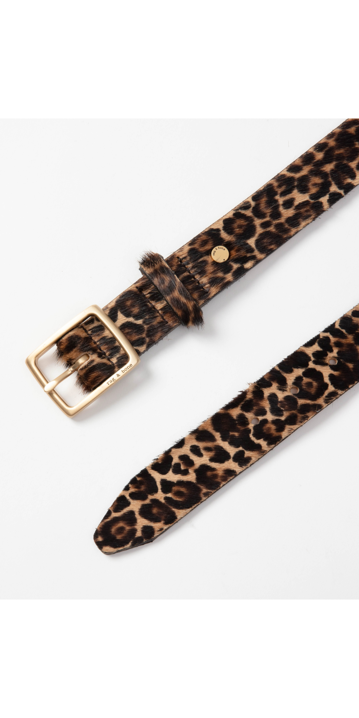 J. Jill outlet Leopard Print Calf Hair Belt Bag XL