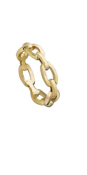 Carmine Ring - Silver + Gold-Sea Biscuit Del Mar