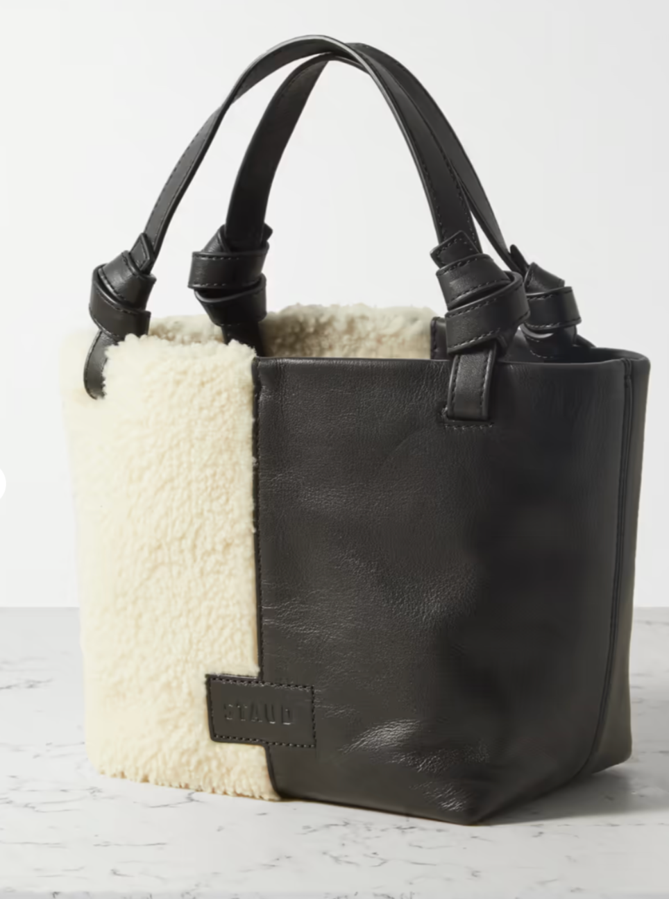 Ida leather tote bag