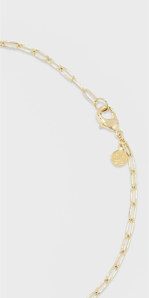 Kara Padlock Charm Necklace | Silver + Gold-Sea Biscuit Del Mar