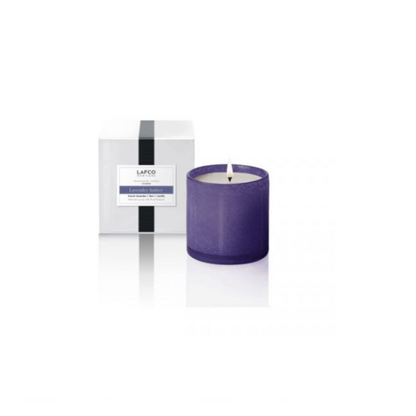Lavender Amber Signature Candle - 15.5oz and 6.5 oz-Sea Biscuit Del Mar
