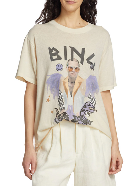 Lili Elton John Graphic T-Shirt-Sea Biscuit Del Mar
