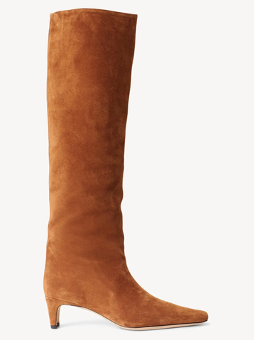 Wally Boot | Tan Suede-Sea Biscuit Del Mar